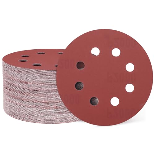 QUARKZMAN 100 Stück 125mm 5 Zoll Schleifscheiben 8 Loch 2000 Körnung Klett-Schleifpapier Zufällige Orbital-Schleifpads für Holzbearbeitung Automobil Metall QUARKZMAN 100 Stück 125mm 5 Zoll Schleifscheiben 8 Loch 2000 Körnung Klett-Schleifpapier Zufällige Orbital-Schleifpads für Holzbearbeitung Automobil Metall von QUARKZMAN