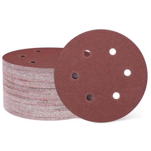 QUARKZMAN 100 Stück 150mm 6 Zoll Schleifscheibe 6 Loch 120 Körnung Klett-Schleifpapier Exzenterschleifer Pads für Holzbearbeitung Automobil Metall QUARKZMAN 100 Stück 150mm 6 Zoll Schleifscheibe 6 Loch 120 Körnung Klett-Schleifpapier Exzenterschleifer Pads für Holzbearbeitung Automobil Metall von QUARKZMAN
