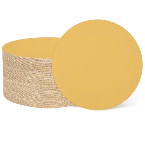 QUARKZMAN 100 Stück 150mm 6 Zoll Schleifscheiben 120 Körnung Klett-Schleifpapier Zufällige Exzenterschleifer Pads für Holzbearbeitung Automobil Metall, Gold QUARKZMAN 100 Stück 150mm 6 Zoll Schleifscheiben 120 Körnung Klett-Schleifpapier Zufällige Exzenterschleifer Pads für Holzbearbeitung Automobil Metall, Gold von QUARKZMAN