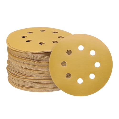 QUARKZMAN 100 Stück Haken- und Schleifpapier-Schleifscheiben 5" 8-Loch 600 Körnungen Aluminiumoxid-Schleifpapier für Exzenterschleifer Holzbearbeitung Sand Autolack, Gelb QUARKZMAN 100 Stück Haken- und Schleifpapier-Schleifscheiben 5" 8-Loch 600 Körnungen Aluminiumoxid-Schleifpapier für Exzenterschleifer Holzbearbeitung Sand Autolack, Gelb von QUARKZMAN