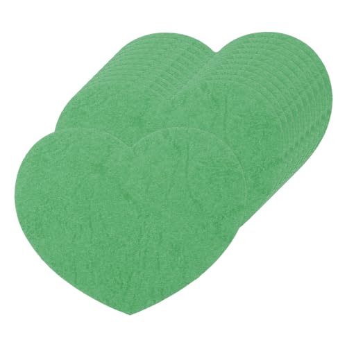 QUARKZMAN 100 Stück Herz-Papierausschnitte 2,5 Zoll kleine herzförmige Tags für Valentinstag Handwerk Klassenzimmer Pinnwand, Grün von QUARKZMAN