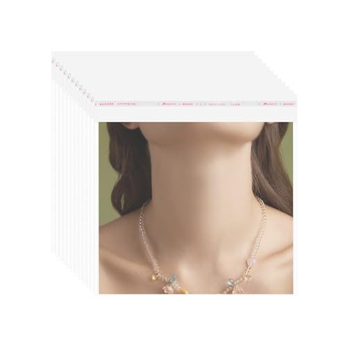 QUARKZMAN 100 Stück Klare Kunststoffhüllen, 12" x 12" OPP Klare Hüllen Aufbewahrungstaschen Mat Board Center Wiederverschließbare Plastiktüten für Kleidung Schmuck Fotos, Transparent QUARKZMAN 100 Stück Klare Kunststoffhüllen, 12" x 12" OPP Klare Hüllen Aufbewahrungstaschen Mat Board Center Wiederverschließbare Plastiktüten für Kleidung Schmuck Fotos, Transparent von QUARKZMAN