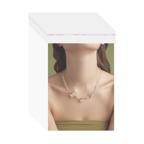 QUARKZMAN 100 Stück Klare Kunststoffhüllen, 7" x 6" OPP Klare Hüllen Aufbewahrungstaschen Mat Board Center Wiederverschließbare Plastiktüten für Kleidung Schmuck Fotos, Transparent QUARKZMAN 100 Stück Klare Kunststoffhüllen, 7" x 6" OPP Klare Hüllen Aufbewahrungstaschen Mat Board Center Wiederverschließbare Plastiktüten für Kleidung Schmuck Fotos, Transparent von QUARKZMAN