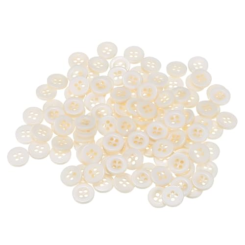 QUARKZMAN 100 Stück Knöpfe 11,5mm Bastelknöpfe Beige Nähknöpfe Harz Rund Flach 4-Loch Kunststoffknöpfe für Nähen DIY Handwerk Scrapbooking Dekorieren Kleidung Mänteln Blusen Hemden QUARKZMAN 100 Stück Knöpfe 11,5mm Bastelknöpfe Beige Nähknöpfe Harz Rund Flach 4-Loch Kunststoffknöpfe für Nähen DIY Handwerk Scrapbooking Dekorieren Kleidung Mänteln Blusen Hemden von QUARKZMAN