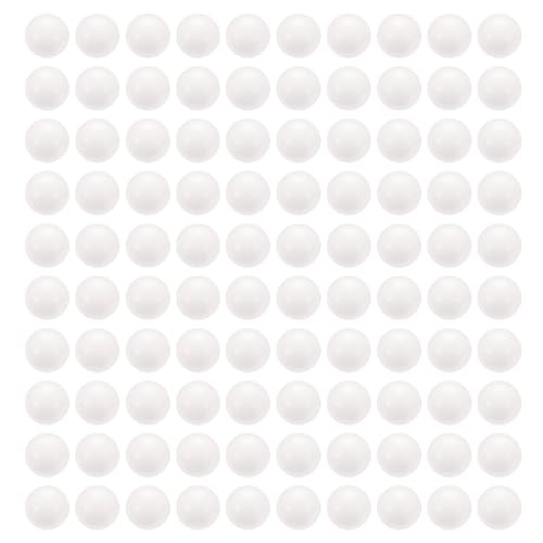 QUARKZMAN 100 Stück POM Kugellagerkugeln 8mm, massiv aus Kunststoff, Präzisions-POM-Kugeln von QUARKZMAN