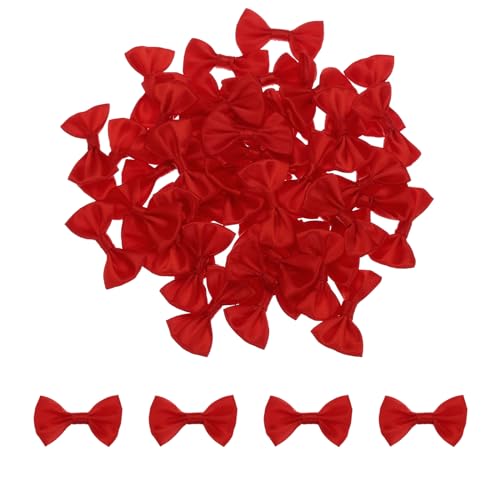 QUARKZMAN 100 Stück Rot Fliegen 3,8 x 2,5 cm Mini-Schleifen für Basteln Kleine Satin-Schleifen Bögen Haarschleifen für DIY Nähen Scrapbooking Hochzeitsgeschenk Präsent Dekoration QUARKZMAN 100 Stück Rot Fliegen 3,8 x 2,5 cm Mini-Schleifen für Basteln Kleine Satin-Schleifen Bögen Haarschleifen für DIY Nähen Scrapbooking Hochzeitsgeschenk Präsent Dekoration von QUARKZMAN