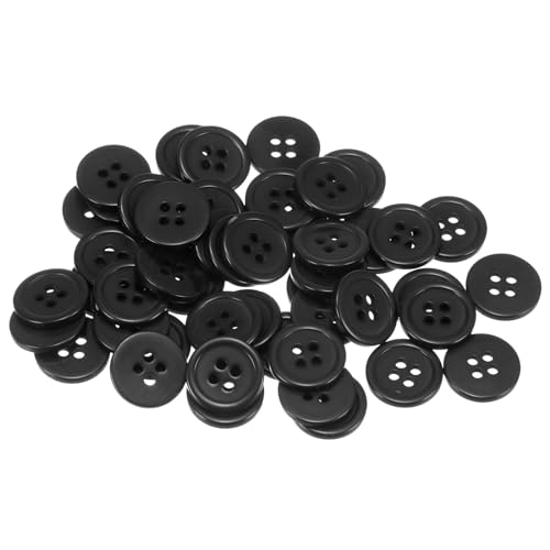 QUARKZMAN 100 Stück Schwarz Knöpfe 15 mm Große Nähknöpfe 4 Löcher Harz Runde Bastelknöpfe Ersatzknöpfe für Mantel Kleidung Jacke Hemden Blazer DIY Handwerk Scrapbooking Dekoration QUARKZMAN 100 Stück Schwarz Knöpfe 15 mm Große Nähknöpfe 4 Löcher Harz Runde Bastelknöpfe Ersatzknöpfe für Mantel Kleidung Jacke Hemden Blazer DIY Handwerk Scrapbooking Dekoration von QUARKZMAN