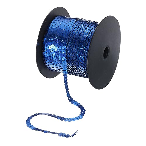 QUARKZMAN 100 Yards Flach Pailletten Streifen 6mm Laser Pailletten Stoff Paillette Dreieck Pailletten Trimmen für Handwerk Basteln Pailletten Fransen Nähen Klingeln Blau QUARKZMAN 100 Yards Flach Pailletten Streifen 6mm Laser Pailletten Stoff Paillette Dreieck Pailletten Trimmen für Handwerk Basteln Pailletten Fransen Nähen Klingeln Blau von QUARKZMAN