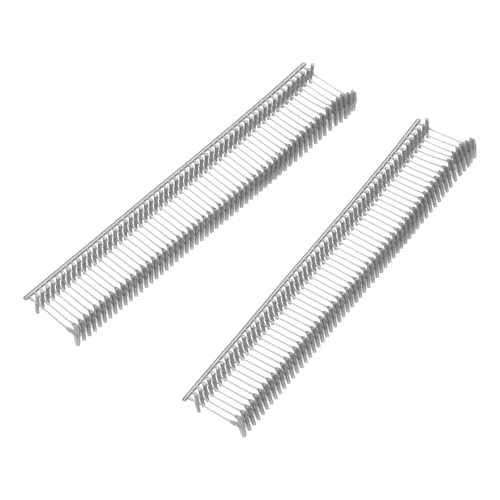 QUARKZMAN 1000 Stück Etikettierpistole Heftfäden Sicherheitsfäden, 10mm Standard für Etikettierpistolen, für Kleidung Etikettierung und Textil Karton Tag (Grau) von QUARKZMAN