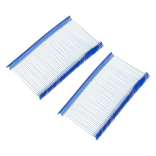 QUARKZMAN 1000 Stück Etikettierpistole Heftfäden Sicherheitsfäden, 50mm Standard für Etikettierpistolen, für Kleidung Etikettierung und Textil Karton Tag (Blau) von QUARKZMAN
