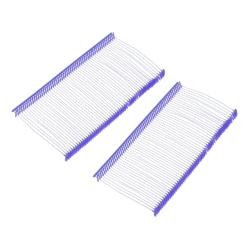 QUARKZMAN 1000 Stück Etikettierpistole Heftfäden Sicherheitsfäden, 50mm Standard für Etikettierpistolen, für Kleidung Etikettierung und Textil Karton Tag (Lila) von QUARKZMAN