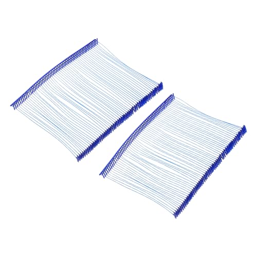 QUARKZMAN 1000 Stück Etikettierpistole Heftfäden Sicherheitsfäden, 75mm Standard für Etikettierpistolen, für Kleidung Etikettierung und Textil Karton Tag (Blau) von QUARKZMAN