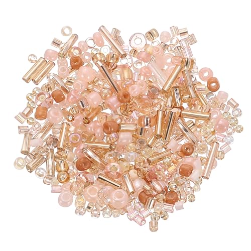 QUARKZMAN 1000 Stück Glasperlen zum Auffädeln, 1-4mm Armband Perlen Gemischte Perlenset, Mini Glasperlen Zwischenperlen für Armbänder Selber Machen DIY Ohrringe Halsketten, Champagner QUARKZMAN 1000 Stück Glasperlen zum Auffädeln, 1-4mm Armband Perlen Gemischte Perlenset, Mini Glasperlen Zwischenperlen für Armbänder Selber Machen DIY Ohrringe Halsketten, Champagner von QUARKZMAN