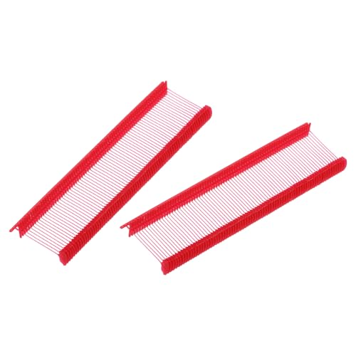 QUARKZMAN 1000 Stück Heftfäden für Etikettierpistole Standard, 20mm Tag Pins aus Kunststoff für Karton Etiketten mit Loch, Etikettierung von Kleidung und Textil, Rot von QUARKZMAN
