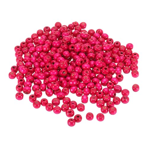 QUARKZMAN 1000 Stück Holzperlen, 7mm bunte runde Holzperlen Unvollendete Holzdekoperlen Lose Perlen Holzabstandshalterperlen für Heimdekoration Basteln Halskette Armband, Rose QUARKZMAN 1000 Stück Holzperlen, 7mm bunte runde Holzperlen Unvollendete Holzdekoperlen Lose Perlen Holzabstandshalterperlen für Heimdekoration Basteln Halskette Armband, Rose von QUARKZMAN