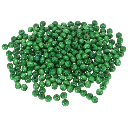 QUARKZMAN 1000 Stück Holzperlen, 7mm bunte runde Holzperlen Unvollendete Holzdekoperlen Lose Perlen Holzabstandshalterperlen für Heimdekoration DIY Basteln Halskette Armband, Grasgrün QUARKZMAN 1000 Stück Holzperlen, 7mm bunte runde Holzperlen Unvollendete Holzdekoperlen Lose Perlen Holzabstandshalterperlen für Heimdekoration DIY Basteln Halskette Armband, Grasgrün von QUARKZMAN