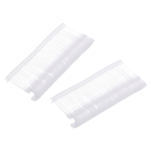 QUARKZMAN 1000 Stück Ringhaken Heftfäden für Etikettierpistole Standard, 25mm Tag Pins aus Kunststoff für Karton Etiketten mit Loch, Etikettierung von Kleidung und Textil, Klar von QUARKZMAN