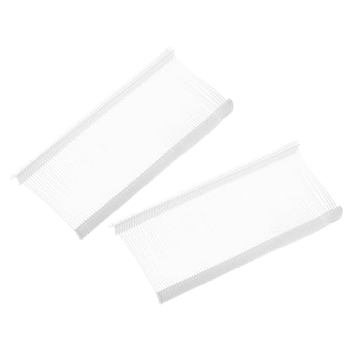 QUARKZMAN 1000 Stück Standard-Tagging-Barb-Fastener, 1,4 Zoll Klarer Tagging-Fastener Tagging-Nachfüllung Kunststoff-Kleidung für Kleidung Feine Stichpreis-Nachfüllungen Tag-Label von QUARKZMAN