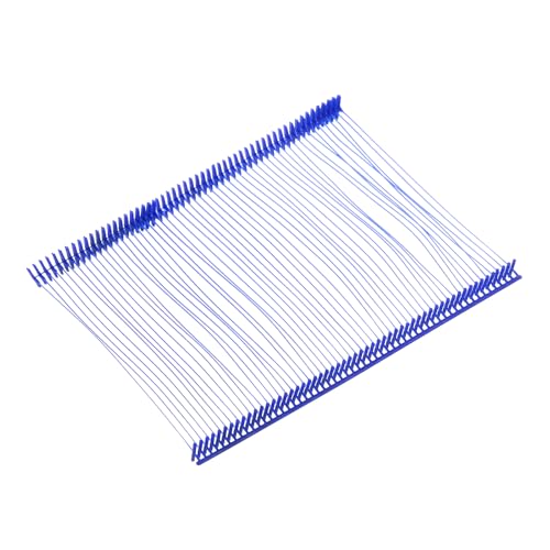 QUARKZMAN 1000 Stück Standard-Tagging-Gun-Befestigungen 75mm Tagging-Barbs Pins PP-Kunststoff-Tag für Kleidungsetikettenpistolenanlagen für Kleidungsstücktaschenstoff, blau von QUARKZMAN
