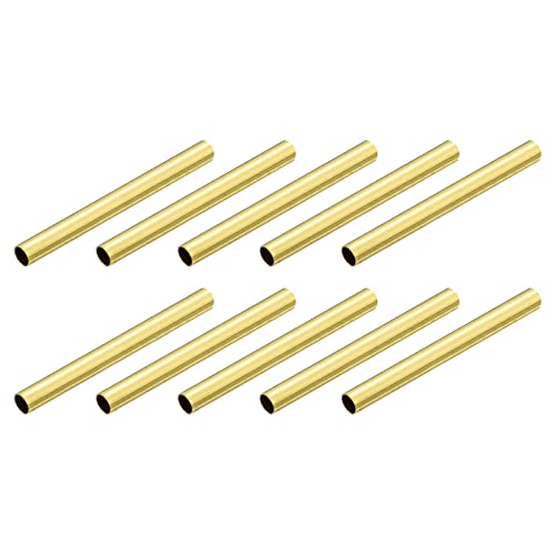 QUARKZMAN 100pcs Messingrohr Abstandsperlen 2mm x 20mm glänzende Perle 1,6mm Innendurchmesser für DIY Schmuck Herstellung Handwerk Projekte Goldton QUARKZMAN 100pcs Messingrohr Abstandsperlen 2mm x 20mm glänzende Perle 1,6mm Innendurchmesser für DIY Schmuck Herstellung Handwerk Projekte Goldton von QUARKZMAN