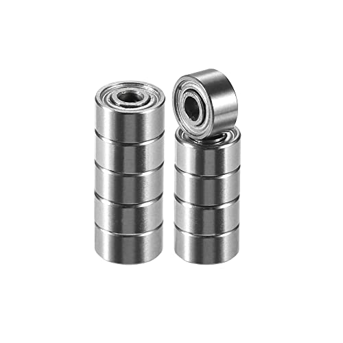 QUARKZMAN 10Stk 692ZZ 2x6x3mm Rillen Kugellager Silberton von QUARKZMAN