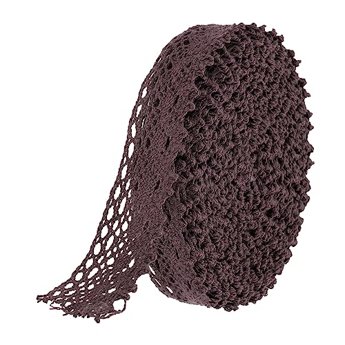 QUARKZMAN 10Stk Braun 1.1" Breit 10 Yards Baumwolle Spitze Farbband Spitze Trimmen für Verschraubung Basteln Handwerk Geschenk Verpackungen Sammelalbum Dekoration QUARKZMAN 10Stk Braun 1.1" Breit 10 Yards Baumwolle Spitze Farbband Spitze Trimmen für Verschraubung Basteln Handwerk Geschenk Verpackungen Sammelalbum Dekoration von QUARKZMAN