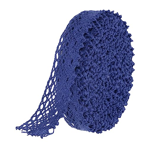 QUARKZMAN 10Stk Dunkel Blau 1.1" Breit 10 Yards Baumwolle Spitze Farbband Spitze Trimmen für Verschraubung Basteln Handwerk Geschenk Verpackungen Sammelalbum Dekoration QUARKZMAN 10Stk Dunkel Blau 1.1" Breit 10 Yards Baumwolle Spitze Farbband Spitze Trimmen für Verschraubung Basteln Handwerk Geschenk Verpackungen Sammelalbum Dekoration von QUARKZMAN