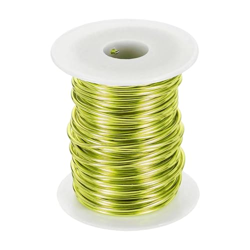 QUARKZMAN 12 Gauge Aluminium Basteldraht 2,0 mm 98,5 ft Flexibler Biegsamer Eloxiert Metall Schmuck Modellierdraht für Schmuckherstellung Modellieren Basteln DIY, Apfelgrün QUARKZMAN 12 Gauge Aluminium Basteldraht 2,0 mm 98,5 ft Flexibler Biegsamer Eloxiert Metall Schmuck Modellierdraht für Schmuckherstellung Modellieren Basteln DIY, Apfelgrün von QUARKZMAN