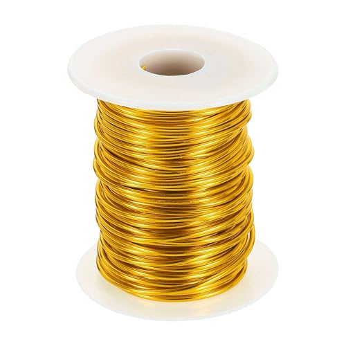 QUARKZMAN 12 Gauge Aluminium Basteldraht 2,0 mm 98,5 ft Flexibler Biegsamer Eloxiert Metall Schmuck Modellierdraht für Schmuckherstellung Modellieren Basteln DIY, Gelb QUARKZMAN 12 Gauge Aluminium Basteldraht 2,0 mm 98,5 ft Flexibler Biegsamer Eloxiert Metall Schmuck Modellierdraht für Schmuckherstellung Modellieren Basteln DIY, Gelb von QUARKZMAN