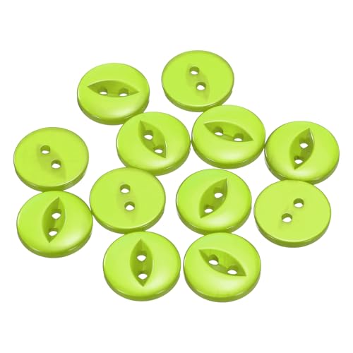 QUARKZMAN 12 Stück Knöpfe 18mm Harz Buttons zum Annähen 2 Löcher Runde Bastelknöpfe für Bekleidung Bettwäsche Hosen Hemd Blusen Kleider Rock Handwerk Selber Machen, Grün QUARKZMAN 12 Stück Knöpfe 18mm Harz Buttons zum Annähen 2 Löcher Runde Bastelknöpfe für Bekleidung Bettwäsche Hosen Hemd Blusen Kleider Rock Handwerk Selber Machen, Grün von QUARKZMAN