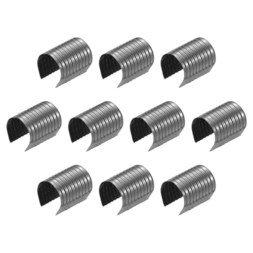 QUARKZMAN 120 Stück Lederseil Clips, 15 x 12mm Faltbare Zylindrische Kordelenden Klemme Einstellbare Faltbare Klemmen Kordel Schnur Leder Befestigung für DIY Handwerk, Metallisch Schwarz QUARKZMAN 120 Stück Lederseil Clips, 15 x 12mm Faltbare Zylindrische Kordelenden Klemme Einstellbare Faltbare Klemmen Kordel Schnur Leder Befestigung für DIY Handwerk, Metallisch Schwarz von QUARKZMAN