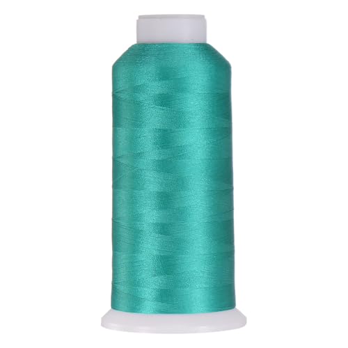 QUARKZMAN 120D/2 Nähgarn 4374 Yards Polyester Steppgarn Langarmgarn Allzweck-Handstichmaschinengarn Stickgarn für Nähen Quilten und Nähmaschine Malachitgrün von QUARKZMAN