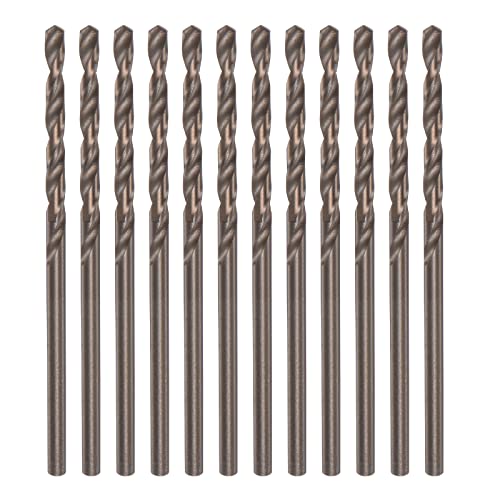 QUARKZMAN 12Stk Kobalt Bohrköpfe 2.3mm M35 Schnellarbeitsstahl Metrisch Drehbohrer Gerade Schaft Bohrköpfe für Hartmetall Edelstahl Kupfer Aluminium Guss Eisen Plastik QUARKZMAN 12Stk Kobalt Bohrköpfe 2.3mm M35 Schnellarbeitsstahl Metrisch Drehbohrer Gerade Schaft Bohrköpfe für Hartmetall Edelstahl Kupfer Aluminium Guss Eisen Plastik von QUARKZMAN