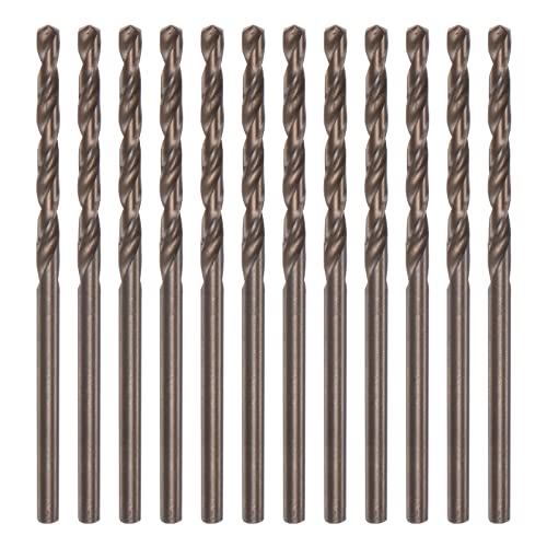 QUARKZMAN 12Stk Kobalt Bohrkronen 2.6mm M35 Schnellstahl Metrisch Verdrehte Bohrspitze Gerade Schaft Jobber Bohrkronen für Hartmetall Edelstahl Kupfer Aluminium Gusseisen Plastik QUARKZMAN 12Stk Kobalt Bohrkronen 2.6mm M35 Schnellstahl Metrisch Verdrehte Bohrspitze Gerade Schaft Jobber Bohrkronen für Hartmetall Edelstahl Kupfer Aluminium Gusseisen Plastik von QUARKZMAN