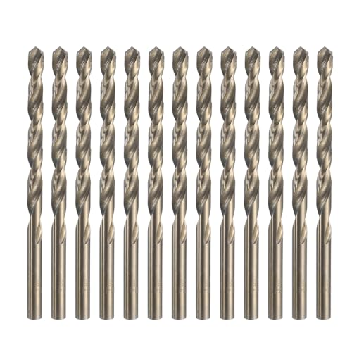 QUARKZMAN 13 Stück Metallbohrer, Ø 5,2 mm M35 Edelstahlbohrer, HSS Spiralbohrer für Metall, Stahl, Aluminium, Kunststoff, Holz QUARKZMAN 13 Stück Metallbohrer, Ø 5,2 mm M35 Edelstahlbohrer, HSS Spiralbohrer für Metall, Stahl, Aluminium, Kunststoff, Holz von QUARKZMAN