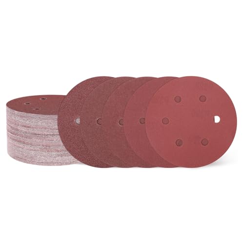 QUARKZMAN 130 Stück 150mm 6 Zoll Schleifscheiben 6 Loch 40-2000 Körnung Sortiment Klett-Schleifpapier Zufällige Orbital-Schleifpads für Holzbearbeitung Automobil Metall QUARKZMAN 130 Stück 150mm 6 Zoll Schleifscheiben 6 Loch 40-2000 Körnung Sortiment Klett-Schleifpapier Zufällige Orbital-Schleifpads für Holzbearbeitung Automobil Metall von QUARKZMAN