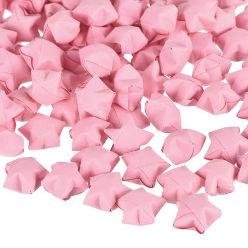 QUARKZMAN 136 Stück Origami Sterne Papierstreifen, Vorgefertigte Origami Papier Glückssterne Wunschstern 3D Bunte Stern für Weihnacht Hochzeit Valentinstag Geschenk Dekoration, Rosa QUARKZMAN 136 Stück Origami Sterne Papierstreifen, Vorgefertigte Origami Papier Glückssterne Wunschstern 3D Bunte Stern für Weihnacht Hochzeit Valentinstag Geschenk Dekoration, Rosa von QUARKZMAN