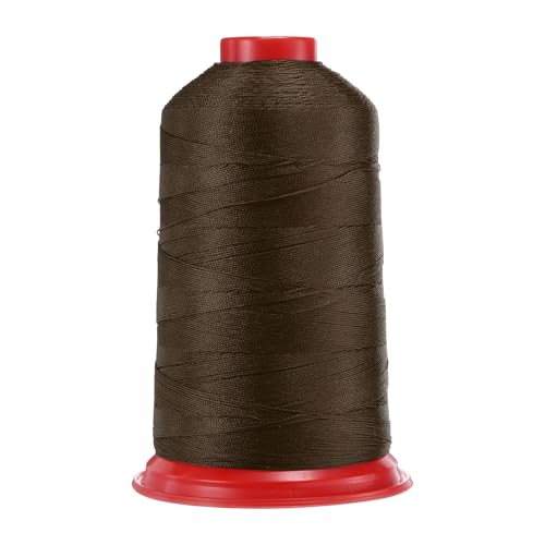 QUARKZMAN 1400 Yards Bonded Nylon Nähgarn Größe 420D/3 Nähen-Schweres Duty Nylon Polstergarn Outdoor-Garn für Leder Jeans und Webhandwerk Maschine DIY Tiefbraun QUARKZMAN 1400 Yards Bonded Nylon Nähgarn Größe 420D/3 Nähen-Schweres Duty Nylon Polstergarn Outdoor-Garn für Leder Jeans und Webhandwerk Maschine DIY Tiefbraun von QUARKZMAN