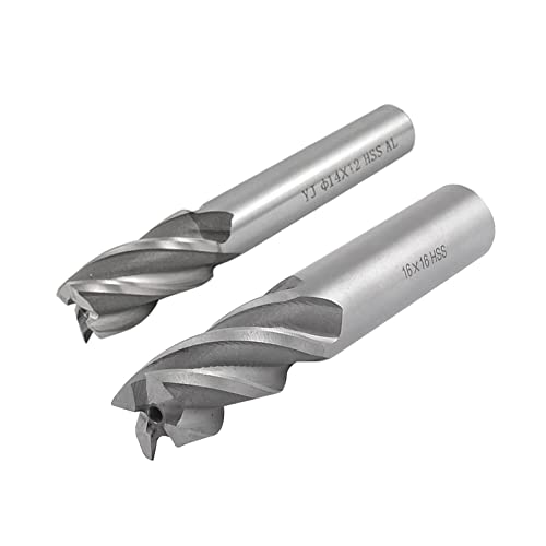 QUARKZMAN 14mm,16mm Schneiden Durchmesser 12mm,16mm Schenkel 4 Wellen Hochgeschwindigkeitsstahl Schaftfräser QUARKZMAN 14mm,16mm Schneiden Durchmesser 12mm,16mm Schenkel 4 Wellen Hochgeschwindigkeitsstahl Schaftfräser von QUARKZMAN