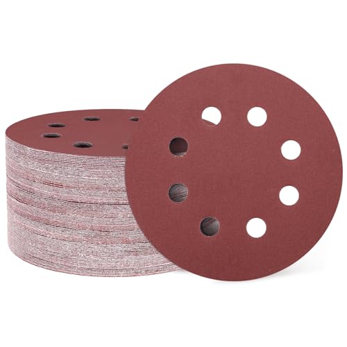 QUARKZMAN 150 Stück 125mm 5 Zoll Schleifscheibe 8 Loch 400 Körnung Klett-Schleifpapier Exzenterschleifer Pads für Holzbearbeitung Automobil Metall QUARKZMAN 150 Stück 125mm 5 Zoll Schleifscheibe 8 Loch 400 Körnung Klett-Schleifpapier Exzenterschleifer Pads für Holzbearbeitung Automobil Metall von QUARKZMAN