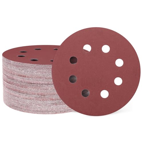 QUARKZMAN 150 Stück 125mm 5 Zoll Schleifscheiben 8 Loch 800 Körnung Klett-Schleifpapier Exzenterschleifer Pads für Holzbearbeitung Automobil Metall QUARKZMAN 150 Stück 125mm 5 Zoll Schleifscheiben 8 Loch 800 Körnung Klett-Schleifpapier Exzenterschleifer Pads für Holzbearbeitung Automobil Metall von QUARKZMAN
