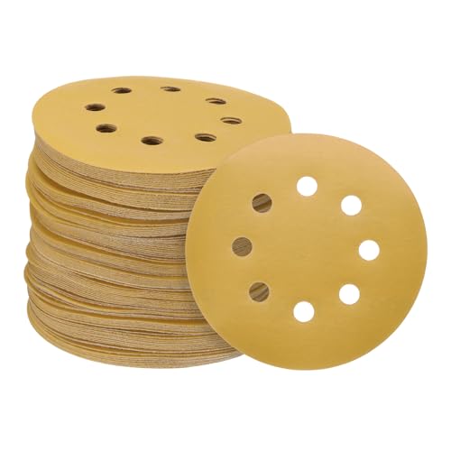 QUARKZMAN 150 Stück Haken- und Schleifpapier-Schleifscheiben 5" 8-Loch 600 Körnungen Aluminiumoxid-Schleifpapier für Exzenterschleifer Holzbearbeitung Sand Autolack, Gelb QUARKZMAN 150 Stück Haken- und Schleifpapier-Schleifscheiben 5" 8-Loch 600 Körnungen Aluminiumoxid-Schleifpapier für Exzenterschleifer Holzbearbeitung Sand Autolack, Gelb von QUARKZMAN