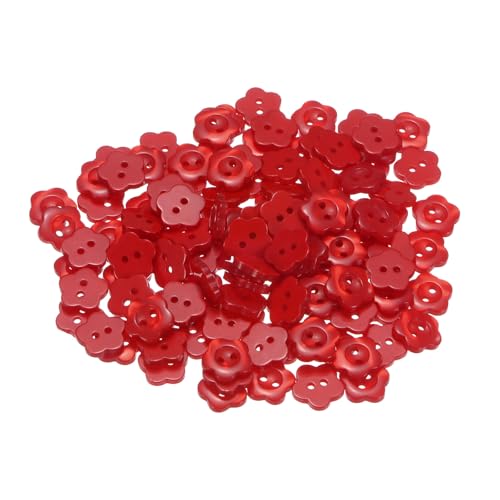 QUARKZMAN 150 Stück Knöpfe 12,5mm Blumenform Bastelknöpfe Rot Nähknöpfe Harz 2-Loch Kunststoffknöpfe Blumenknöpfe für Nähen DIY Handwerk Scrapbooking Dekor Kleidung Blusen Hemden QUARKZMAN 150 Stück Knöpfe 12,5mm Blumenform Bastelknöpfe Rot Nähknöpfe Harz 2-Loch Kunststoffknöpfe Blumenknöpfe für Nähen DIY Handwerk Scrapbooking Dekor Kleidung Blusen Hemden von QUARKZMAN