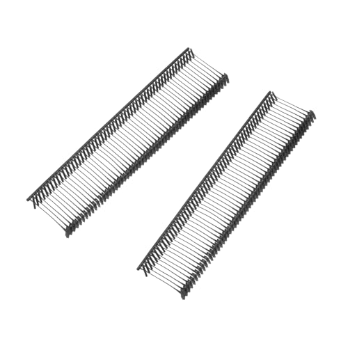 QUARKZMAN 1500 Stück Etikettierpistole Heftfäden Sicherheitsfäden, 18mm Kunststoff Tagging Fasteners mit Faden Heftfäden für Bekleidungspreis-Etikettierung Barbs, Schwarz von QUARKZMAN