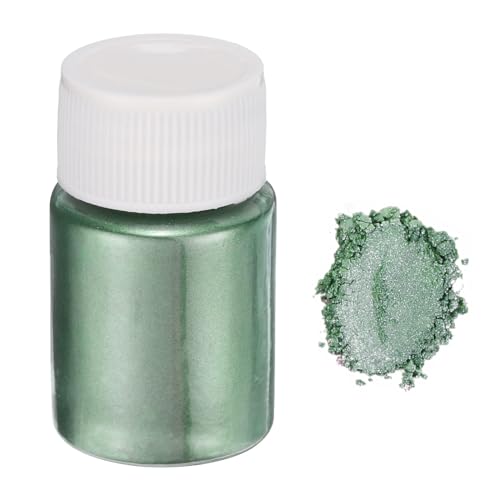 QUARKZMAN 15g/0.5oz Mica Pulver Natürliche Harz Epoxid Pigmentpulver für Gießharz, Autolack, DIY Kunst und Handwerk, Kiefernnadelgrün von QUARKZMAN