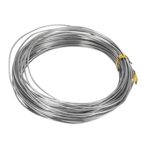 QUARKZMAN 16 Gauge 1.2mm Edelstahl Draht 10m/33 ft Weicher Kunsthandwerk Bildhauerischer Draht Tarnish Resistant Schmuckdraht für Schmuckherstellung Perlen DIY Bastelbedarf, Silber QUARKZMAN 16 Gauge 1.2mm Edelstahl Draht 10m/33 ft Weicher Kunsthandwerk Bildhauerischer Draht Tarnish Resistant Schmuckdraht für Schmuckherstellung Perlen DIY Bastelbedarf, Silber von QUARKZMAN