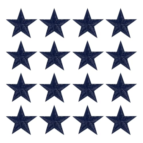 QUARKZMAN 16 Stück Patches zum Aufbügeln, 29mm Sternen Flicken zum Aufbügeln, DIY Aufnäher zum Aufbügeln Zufällig Bügelbilder für Rucksäcke Hosen Kleidung Jacken Hüte, Dunkelblau QUARKZMAN 16 Stück Patches zum Aufbügeln, 29mm Sternen Flicken zum Aufbügeln, DIY Aufnäher zum Aufbügeln Zufällig Bügelbilder für Rucksäcke Hosen Kleidung Jacken Hüte, Dunkelblau von QUARKZMAN