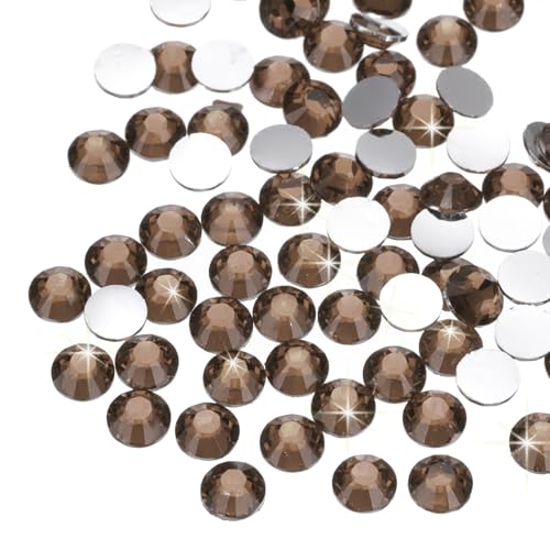 QUARKZMAN 16000 Stück Dunkelbraune Harz Flachrücken Rhinestone SS16 4mm Harz Nicht Hotfix Strasssteine für Basteln DIY Design, Becher, Kleidung, Make-up, Nagelkunst QUARKZMAN 16000 Stück Dunkelbraune Harz Flachrücken Rhinestone SS16 4mm Harz Nicht Hotfix Strasssteine für Basteln DIY Design, Becher, Kleidung, Make-up, Nagelkunst von QUARKZMAN
