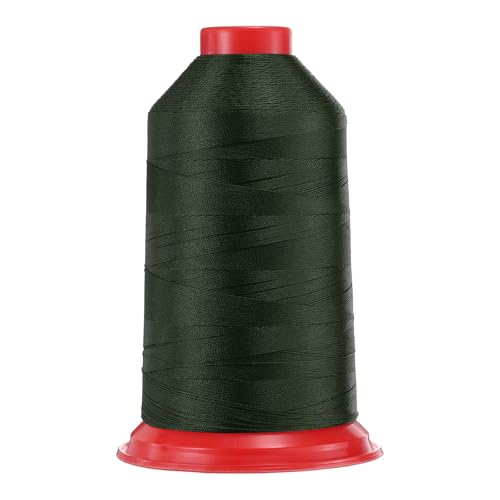 QUARKZMAN 1968 Yards Bonded Nylon Nähgarn Größe 280D/3 Nähen-Schweres Duty Nylon Polstergarn Outdoor-Garn für Leder Jeans und Webhandwerk Maschine DIY Waldgrün QUARKZMAN 1968 Yards Bonded Nylon Nähgarn Größe 280D/3 Nähen-Schweres Duty Nylon Polstergarn Outdoor-Garn für Leder Jeans und Webhandwerk Maschine DIY Waldgrün von QUARKZMAN
