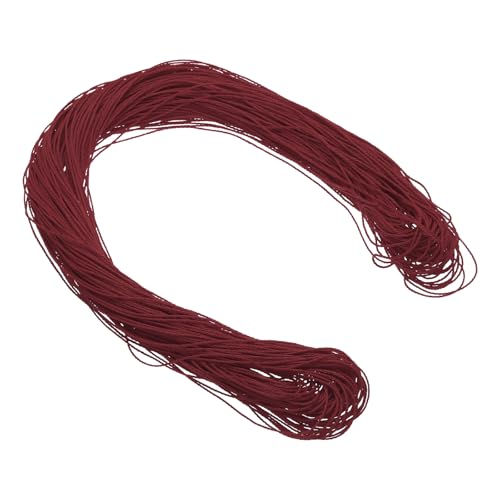 QUARKZMAN 1mm Gewachster Faden 109 Yard Gewachster Polyesterfaden Weinrot Wachsschnur für Armbandherstellung Halsketten Perlen Schmuckherstellung und DIY-Handwerk QUARKZMAN 1mm Gewachster Faden 109 Yard Gewachster Polyesterfaden Weinrot Wachsschnur für Armbandherstellung Halsketten Perlen Schmuckherstellung und DIY-Handwerk von QUARKZMAN